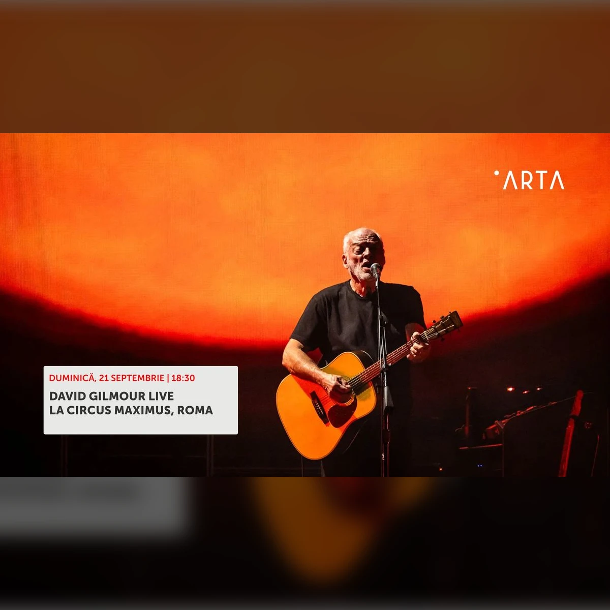 David Gilmour Live la Circus Maximus, Roma | Proiecție unică